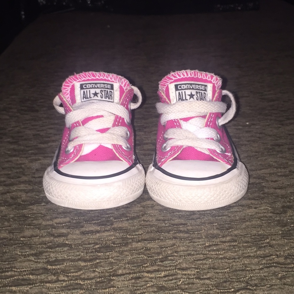 Baby converse deep pink